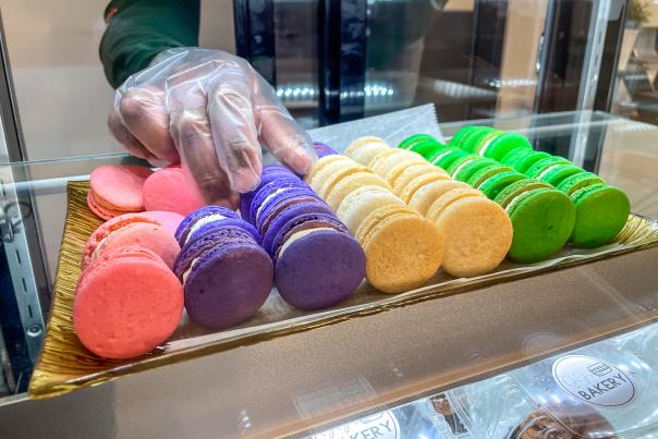 Jordan Edwards own JJ's Sweet Treats, a bakery that specializes in macarons.