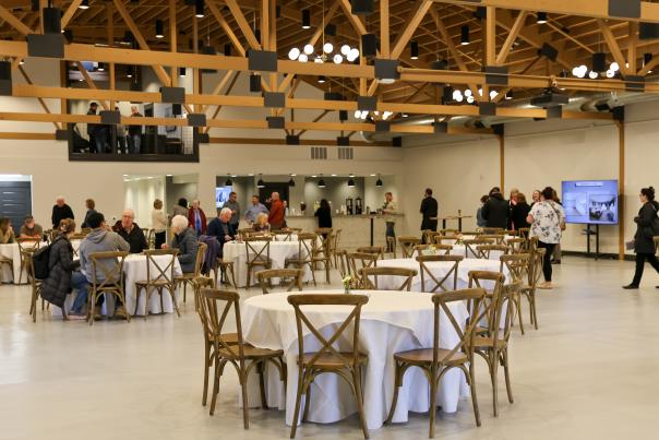 Venue 19 Zero 9 aspires to be Marshall's premiere event center hosting a wide range of gatherings. The main hall is big enough for flexible arrangements.