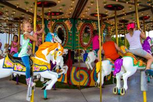 The carnival is a big draw to the county fair. There are rides, games and prizes. TJ Schmidt Carnival