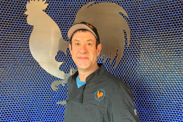 Trent Mead is executive chef for Lucky Rooster.