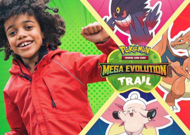 Pokémon TCG Mega Evolution Trail at Rowallane Garden