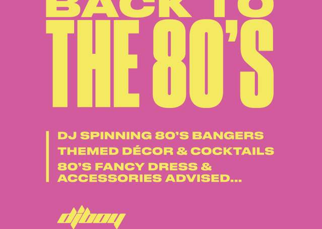 Culture Night | Back To The 80s