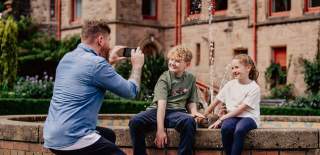 Family at Belfast Castle