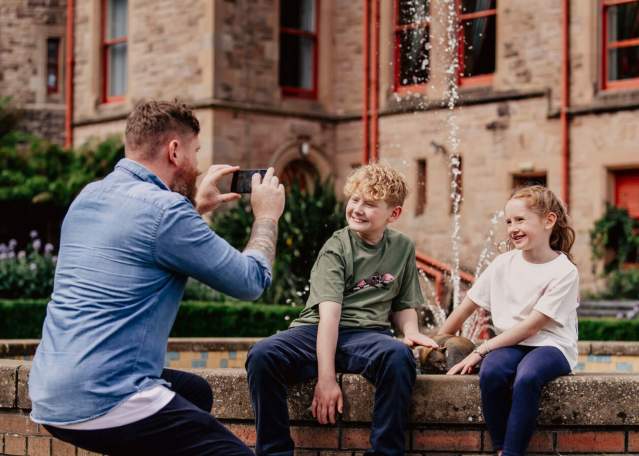 Family at Belfast Castle