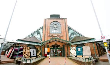 Exterior image of Smithfield Market Belfast