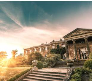 Photo of Hillsborough Castle and Gardens in the sun.