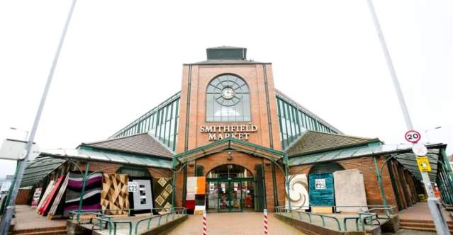 Exterior image of Smithfield Market Belfast