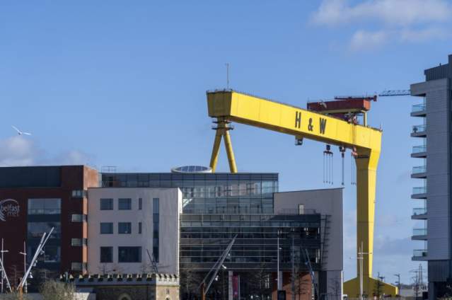 Photo of Harland and Wolff in Belfast