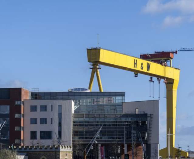 Photo of Harland and Wolff in Belfast
