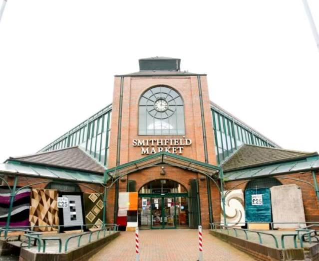 Exterior image of Smithfield Market Belfast