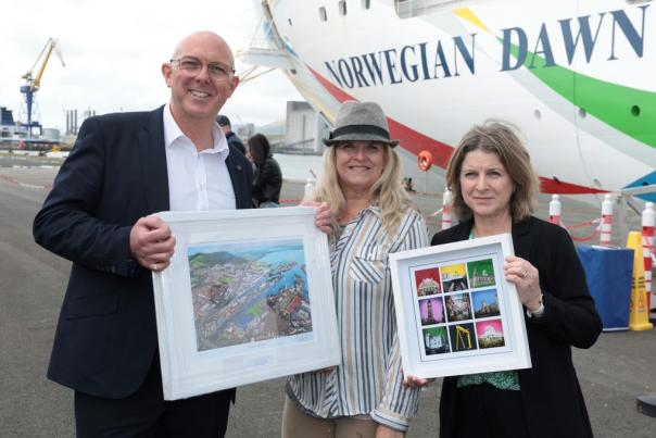Cruise Belfast welcomes 2 Millionth Cruise Visitor