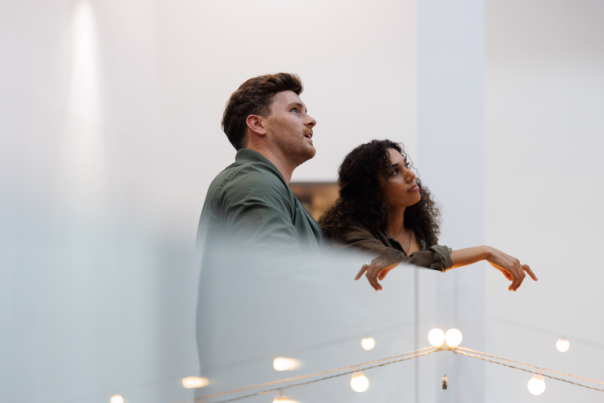Photo of couple at Ulster Museum in Belfast