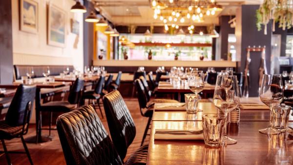 Interior of Home Restaurant Belfast.