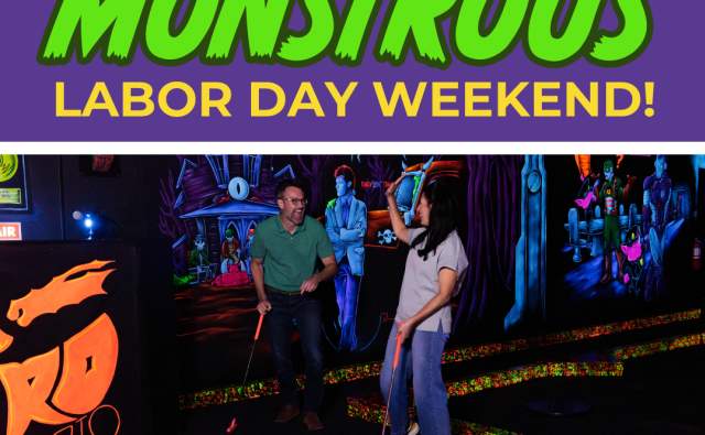 Labor Day Weekend Family Fun at Monster Mini Golf
