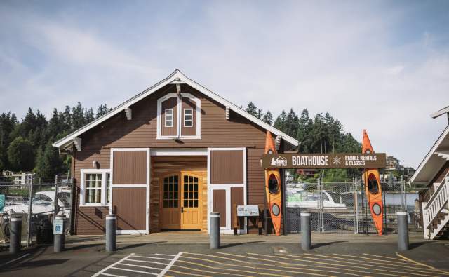Boathouse at Meydenbauer Bay