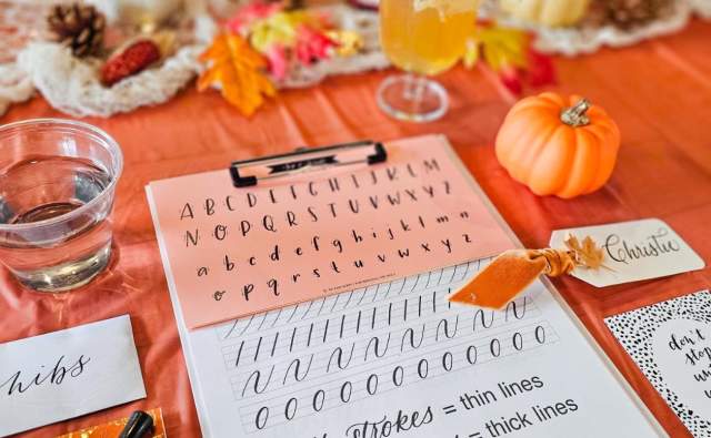 Modern Calligraphy & Pumpkin Lettering for Beginners