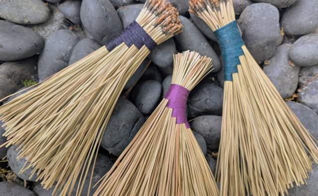 Pine Needle Hand Brooms