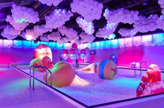 Ball pit at Bubble Planet
