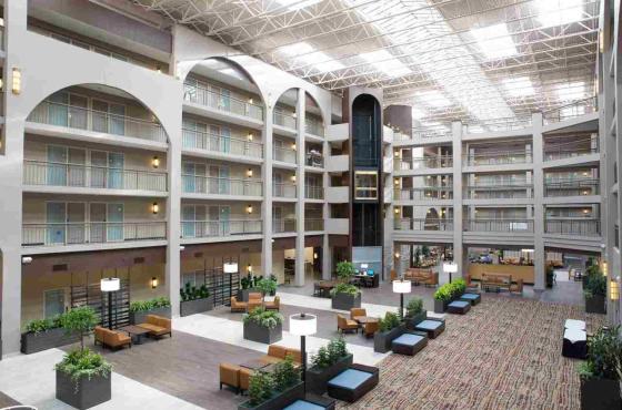 Embassy Suites Lobby Post Renovation