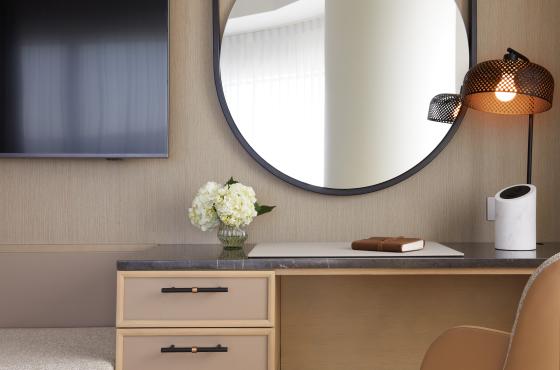 Dedicated work area in every room