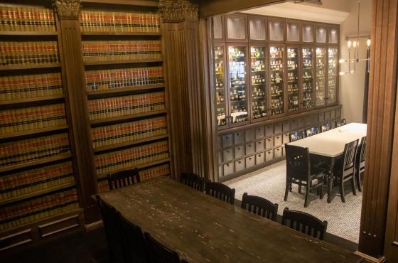 Apothecary and Library Private Rooms Combined