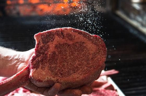 El Gaucho Steaks on Grill