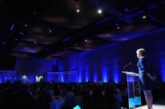 Speaker in Center Hall
