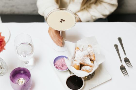 Beignets and Espresso Martini