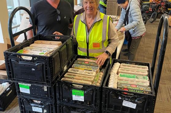 Jubilee reach volunteers with eggs