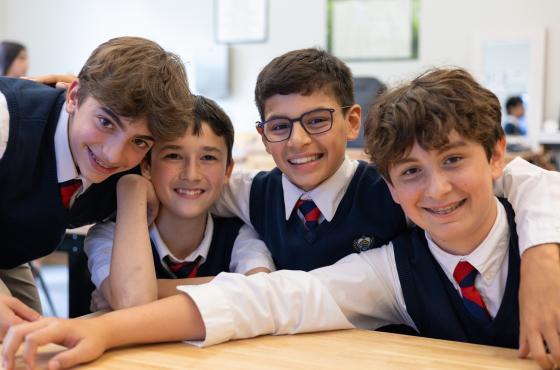 Middle school boys