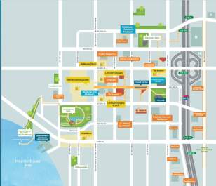 Downtown Bellevue Map