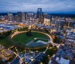 Bellevue Skyline at Night