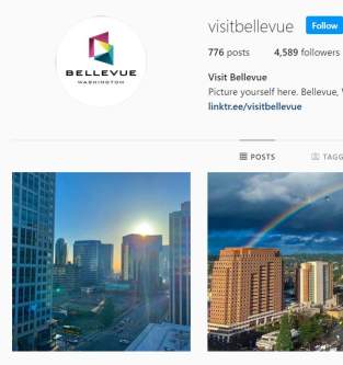 Visit Bellevue Instagram