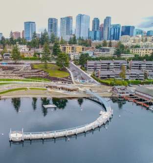 Meydenbauer Bay Park Aerial