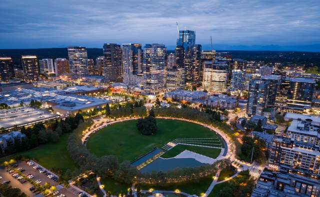 Bellevue Skyline at Night