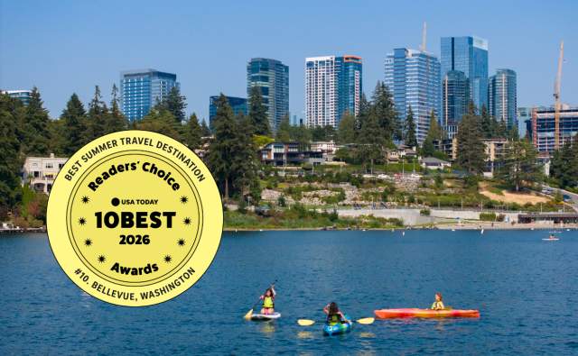USAToday 10Best Award Bellevue Washington Summer Travel Destination
