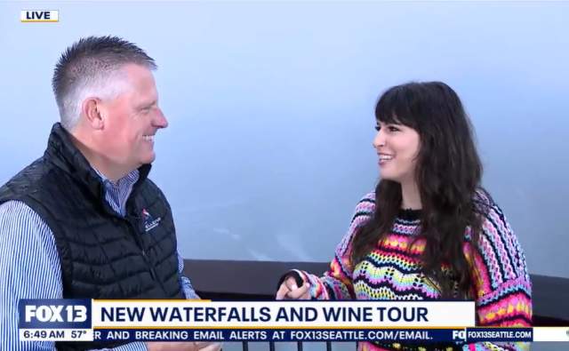 Good Day Seattle | Waterfalls & Wine Tour