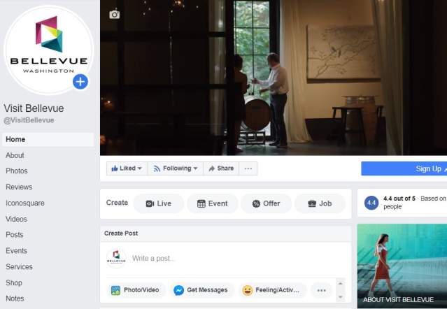 Visit Bellevue Facebook