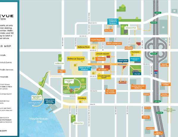 Downtown Bellevue Map