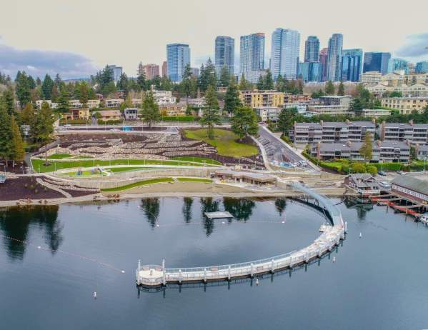 Meydenbauer Bay Park Aerial