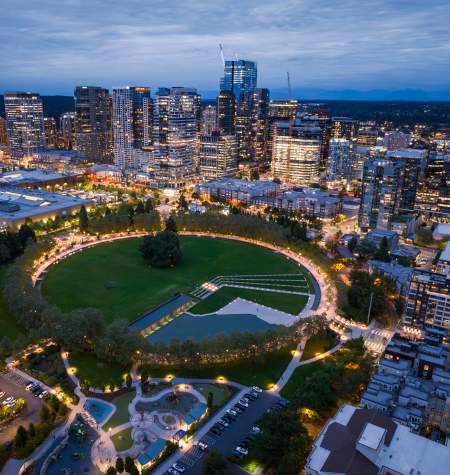 Bellevue Skyline at Night