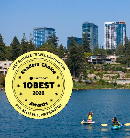 USAToday 10Best Award Bellevue Washington Summer Travel Destination