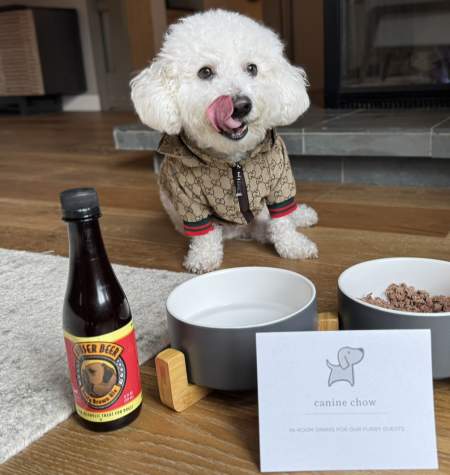 Bellevue Club Hotel Canine Chow Doggy Menu