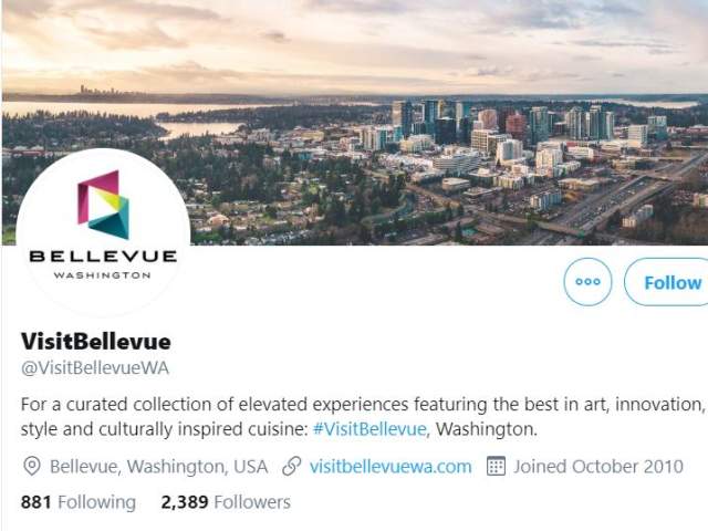 Visit Bellevue Twitter