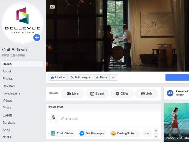Visit Bellevue Facebook