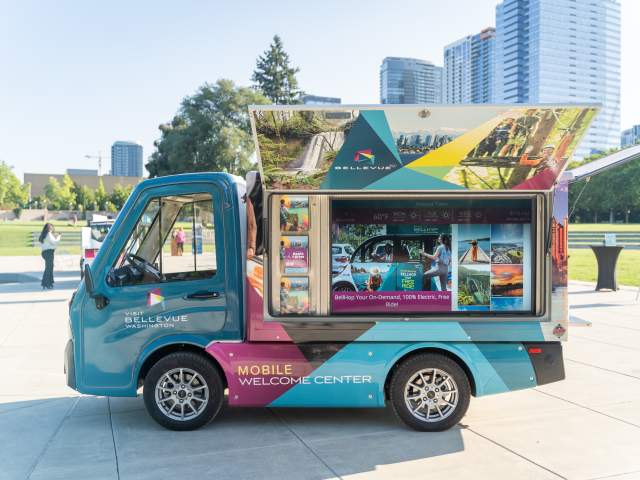 Visit Bellevue's Mobile Welcome Center