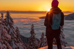 Snowshoeing