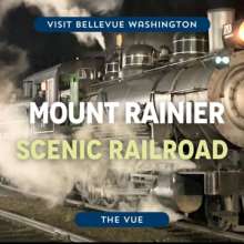 The vue Mt Rainier Scenic Railroad