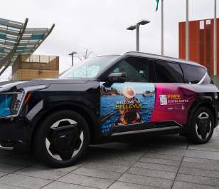 BellHop Fleet - KIA EV9 Free Electric Shuttle in Bellevue