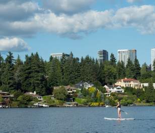 Bellevue Skyline & Lake Washington